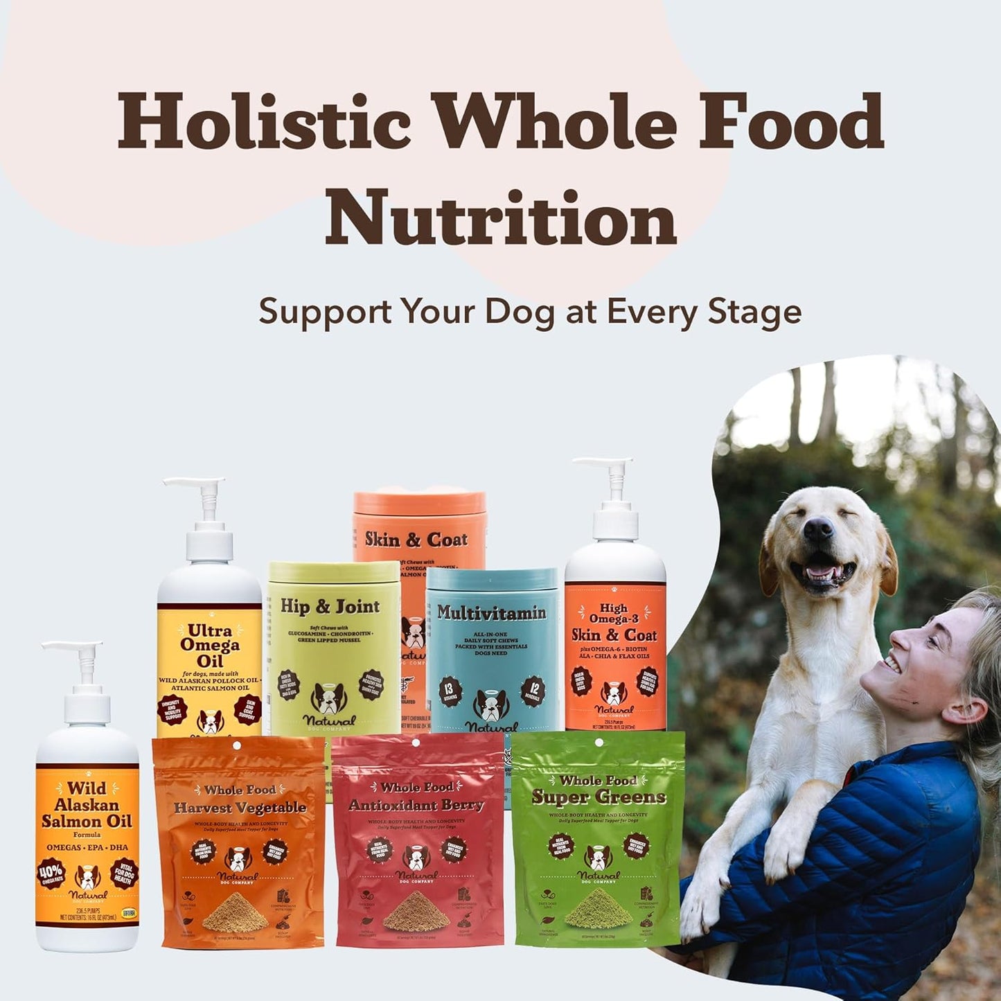 Wild Alaskan Salmon Oil Formula with Omega 3, Fish Oil for Dogs Supplement, Skin & Coat Dog Oil, Itchy Relief, Immune Support for Joints & Heart, Food Topper, 16 Oz.