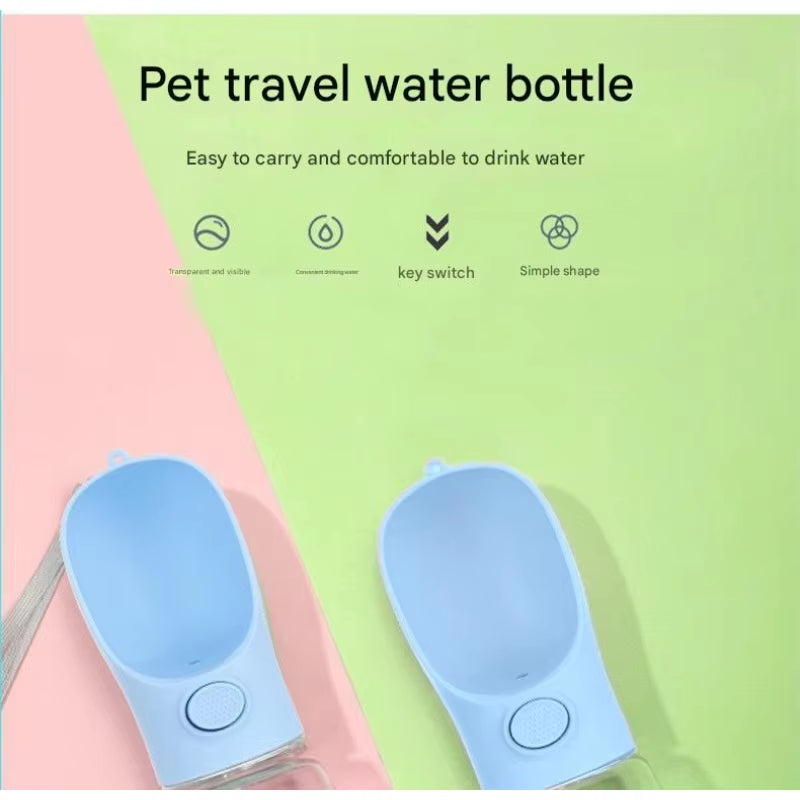 Portable Leakproof Dog Water Bottle with Spout - Durable Hydration Dispenser for Hiking, Travel & Outdoor Adventures - Ideal For