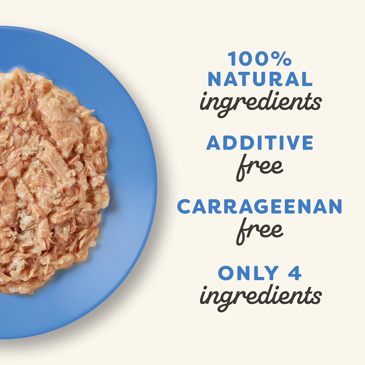 Natural Wet Canned Cat Food, Limited and Natural Ingredients, High Protein with No Artificial Additives, Tuna Fillet & Crab in Broth (24 X 5.5Oz Cans)
