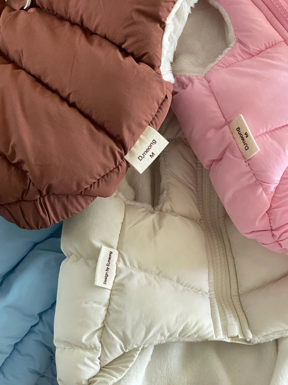 D-Ring Puffer Jacket, S-2XL, Winter Jacket, Small Dog Clothes, Dog Jacket, Dog Fashion, Dog Apparel, Pet Clothing