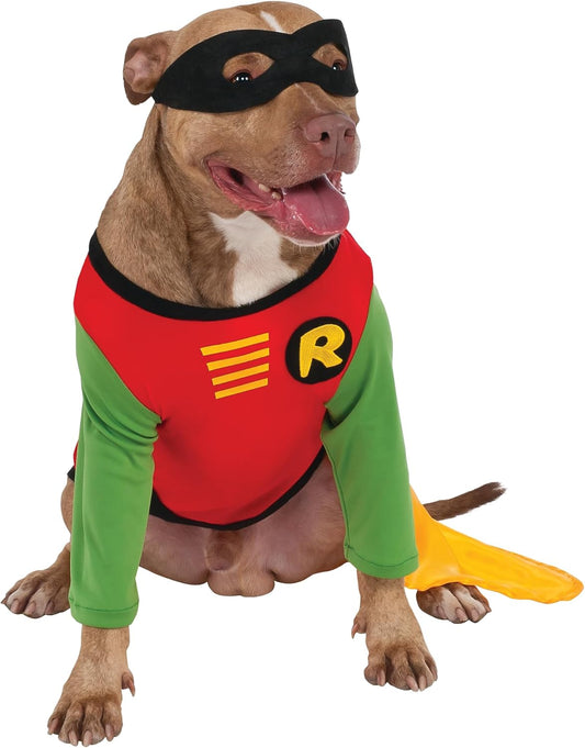 Teen Titans: Robin Pet Costume for Dogs or Cats, 3X