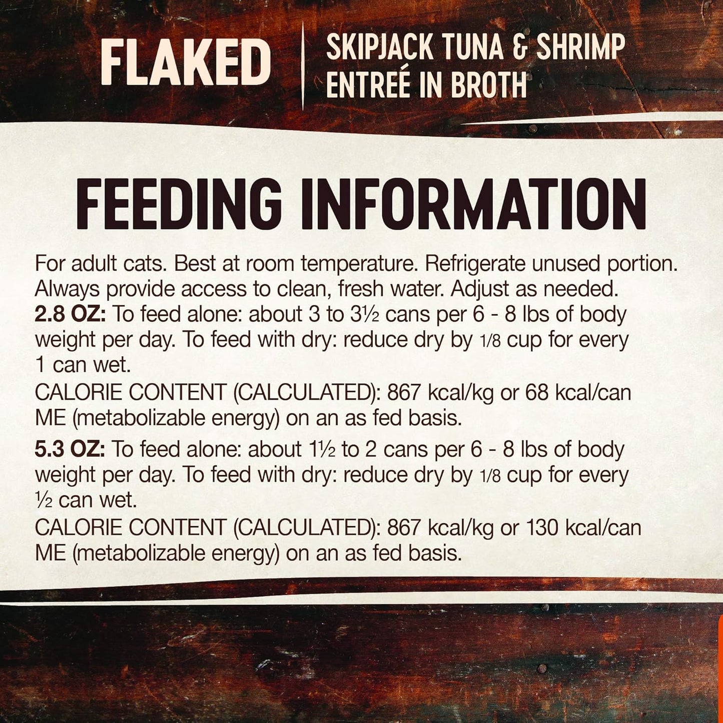 CORE Signature Selects Flaked Adult Wet Cat Food, Natural, Protein-Rich, Grain Free, 5.3 Ounce, 12 Pack (Skipjack Tuna & Shrimp)