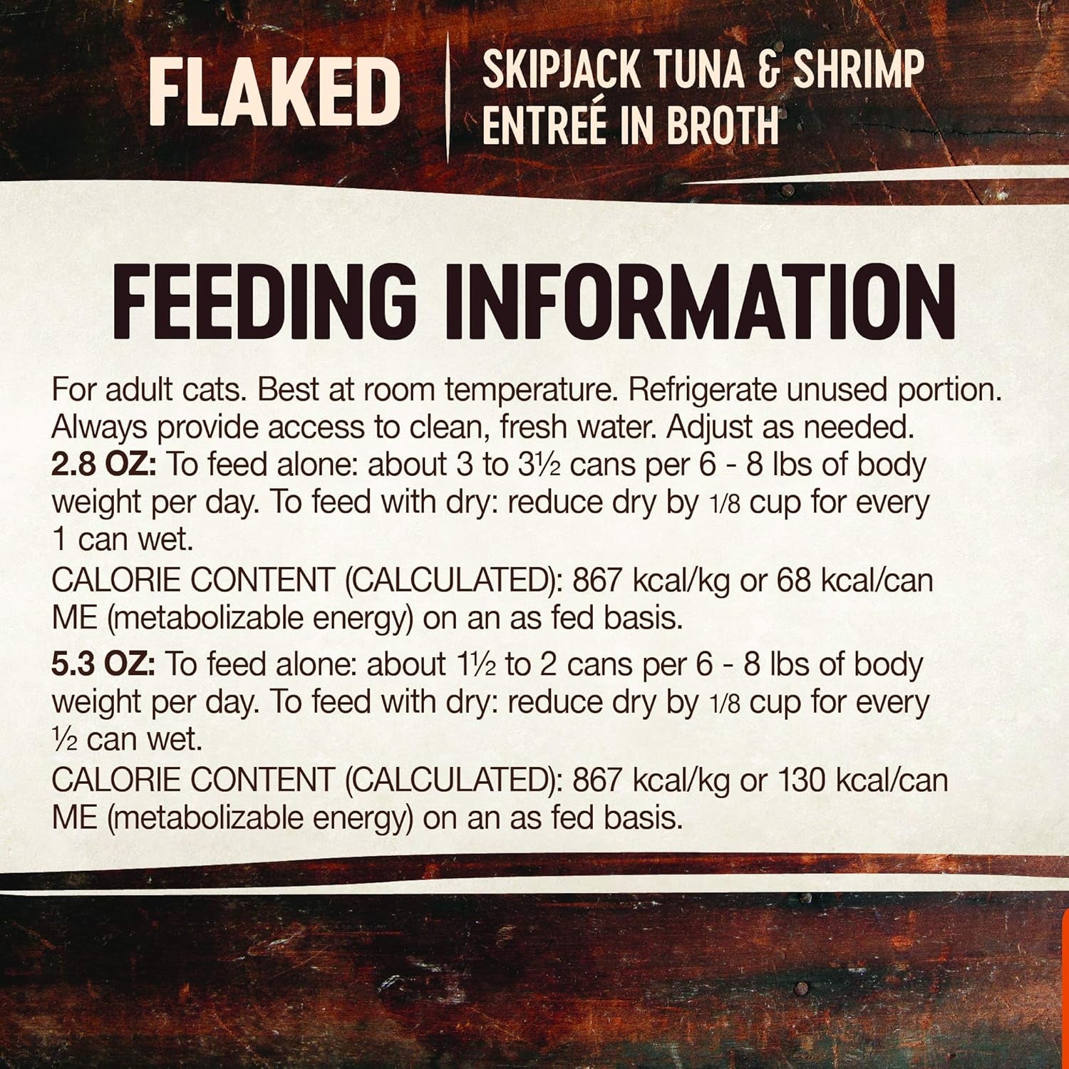 CORE Signature Selects Flaked Adult Wet Cat Food, Natural, Protein-Rich, Grain Free, 5.3 Ounce, 12 Pack (Skipjack Tuna & Shrimp)