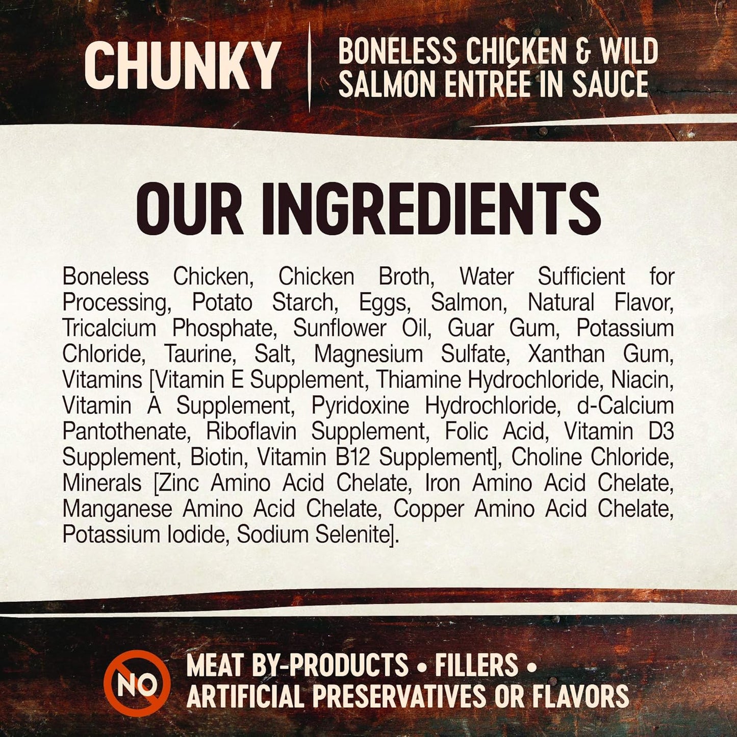CORE Signature Selects Chunky Adult Wet Cat Food, Natural, Protein-Rich, Grain Free, 2.8 Ounce, 12 Pack (Chicken & Salmon)