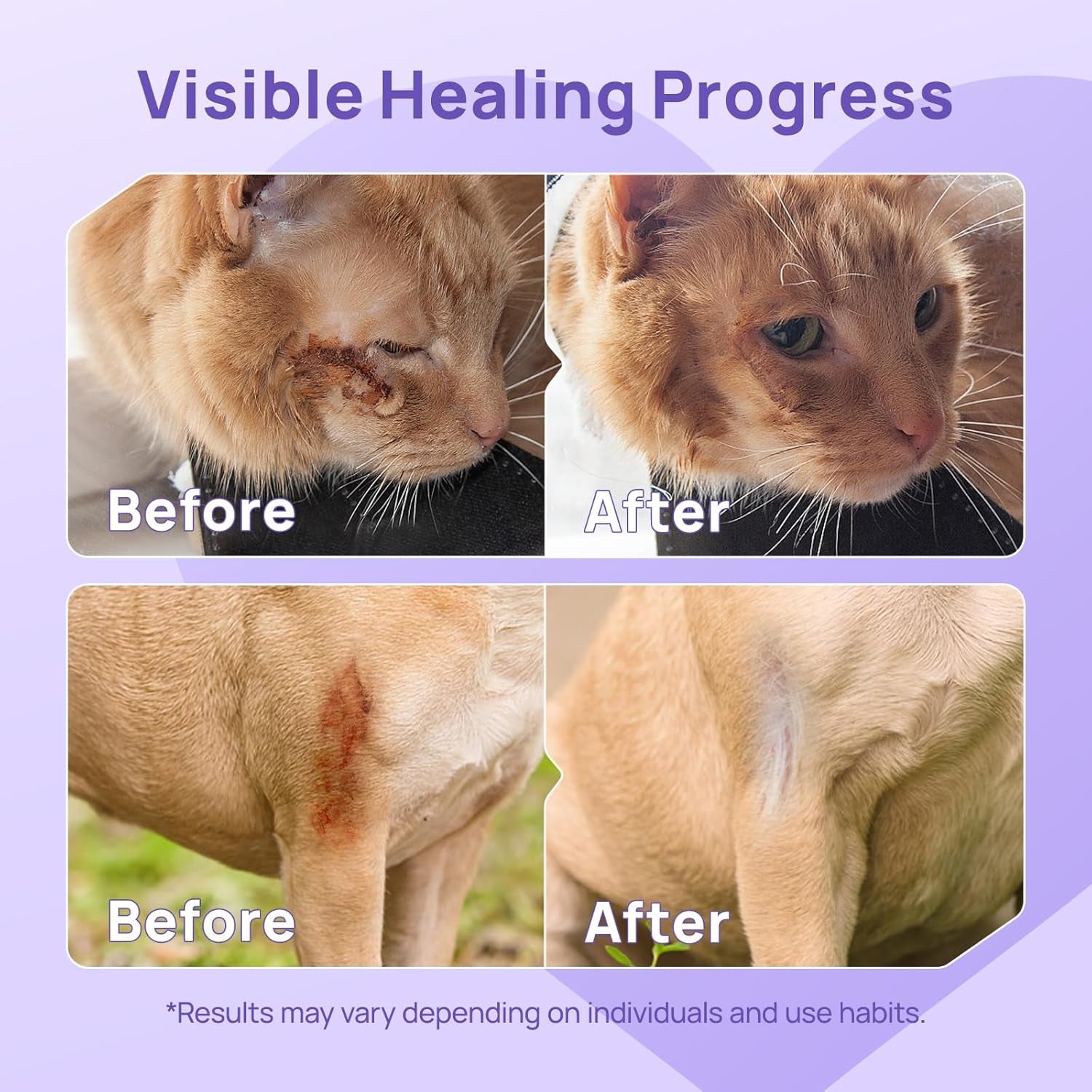 Dog Wound Care Hydro Gel, Heals Wounds, Hot Spot Treatment for Dogs, Soothes Inflammation, Prevents Infection, Treats Bites, Scratches & Skin Ulcers, Cat Wound Care Solution, 3.4 Ounces