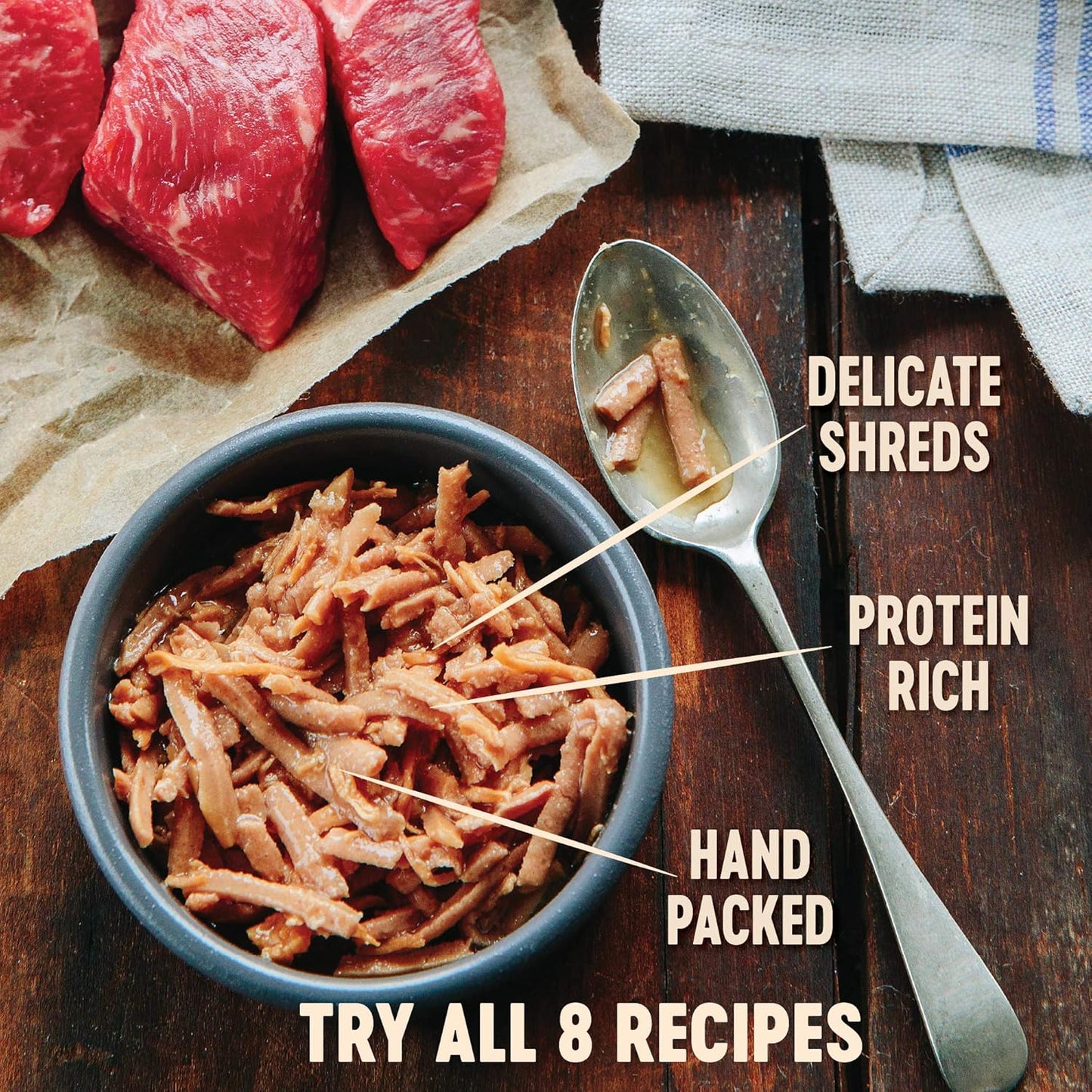 CORE Signature Selects Shredded Adult Wet Cat Food, Natural, Protein-Rich, Grain Free, 5.3 Ounce, 12 Pack (Chicken & Chicken Liver)