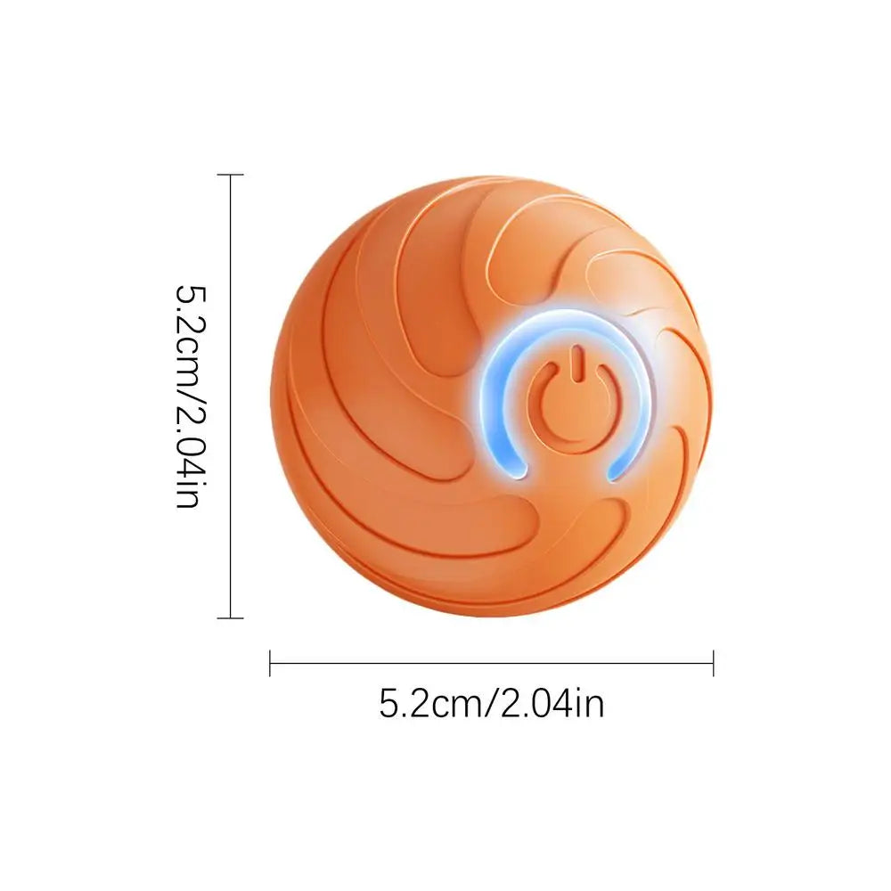 Smart Pet Toys Ball Electric Automatic Jumping Rolling Ball Interactive Game Rechargeable Moving Puppy Touch Activated Toy