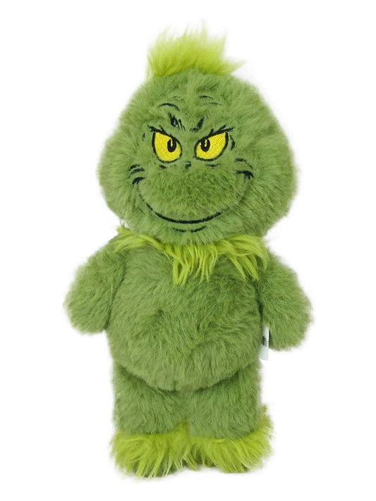 Grinch Holiday Plush Dog Toy – Squeaky Soft Chew Toy for Small & Medium Dogs, Christmas Pet Toy 🎄🐾