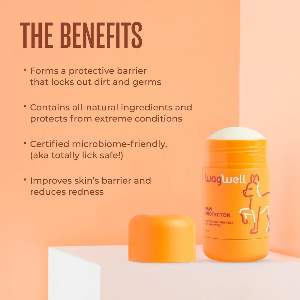 Paw Protector - Vet-Approved & Microbiome-Friendly Dog Paw Pad & Nose Balm Made from Natural Ingredients to Hydrate, Condition & Protect Pet Paws