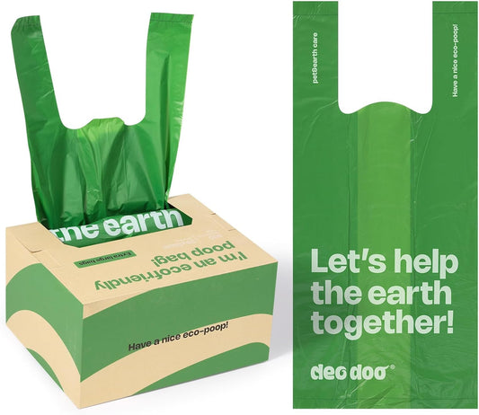 Dog Poop Bags with Handles 300 Counts Big Sizes Leak Proof and Extra Thick Waste Bags Refill Rolls for Walking Small Medium Large Dogs Cats Litter Unscented
