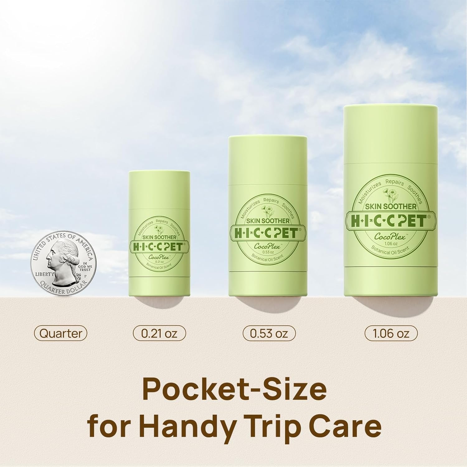 Skin Balm for Dogs & Cats - Soothes Itching and Irritation Skin & Prevents Infection, All-Natural Dog Moisturizer for Dry Itchy Skin, Lick-Safe Allergy & Hot Spot Treatment - 0.21Oz