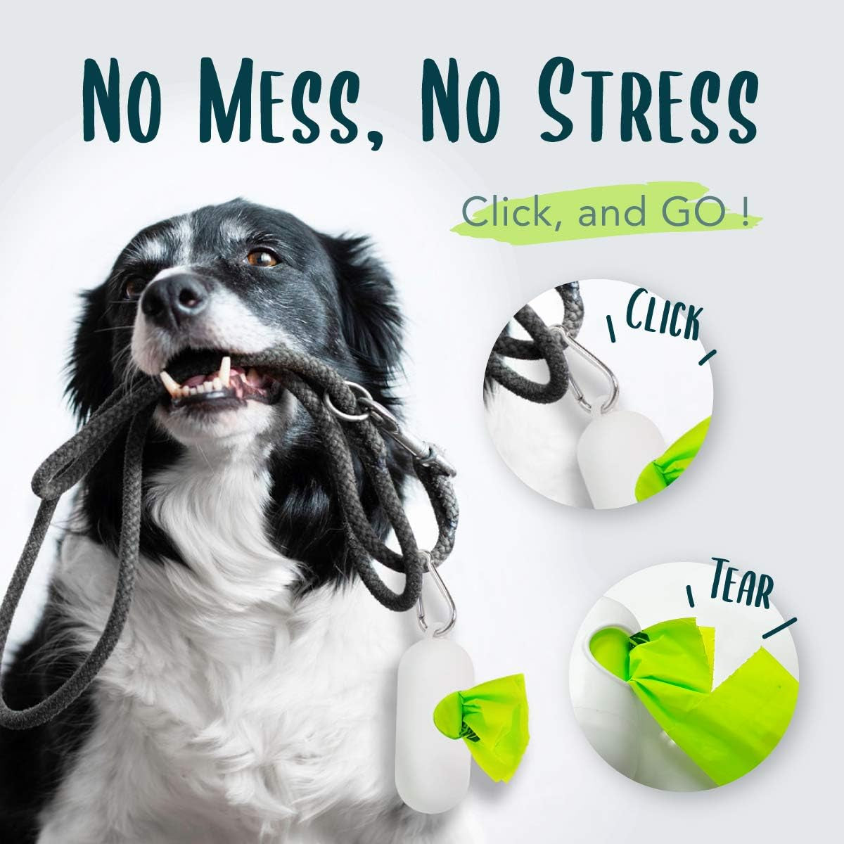 Certified Compostable Dog Poop Bag Rolls, Landfill Friendly Doggie Poop Bags, Vegetable-Based, ASTM D6400, Unscented, Extra Thick, Leak Proof, Size 9 X 13 Inches, Refills 240 Counts