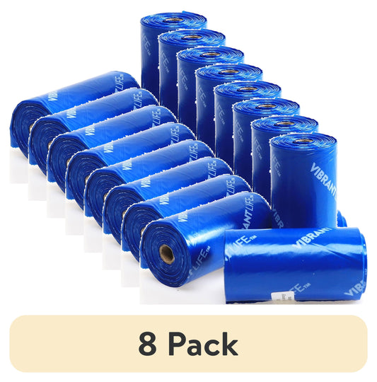 Vibrant Life Extra-Large Dog Poop Bags – 15 Count | Durable, Leak-Proof & Eco-Friendly Dog Waste Bags 🐶💩