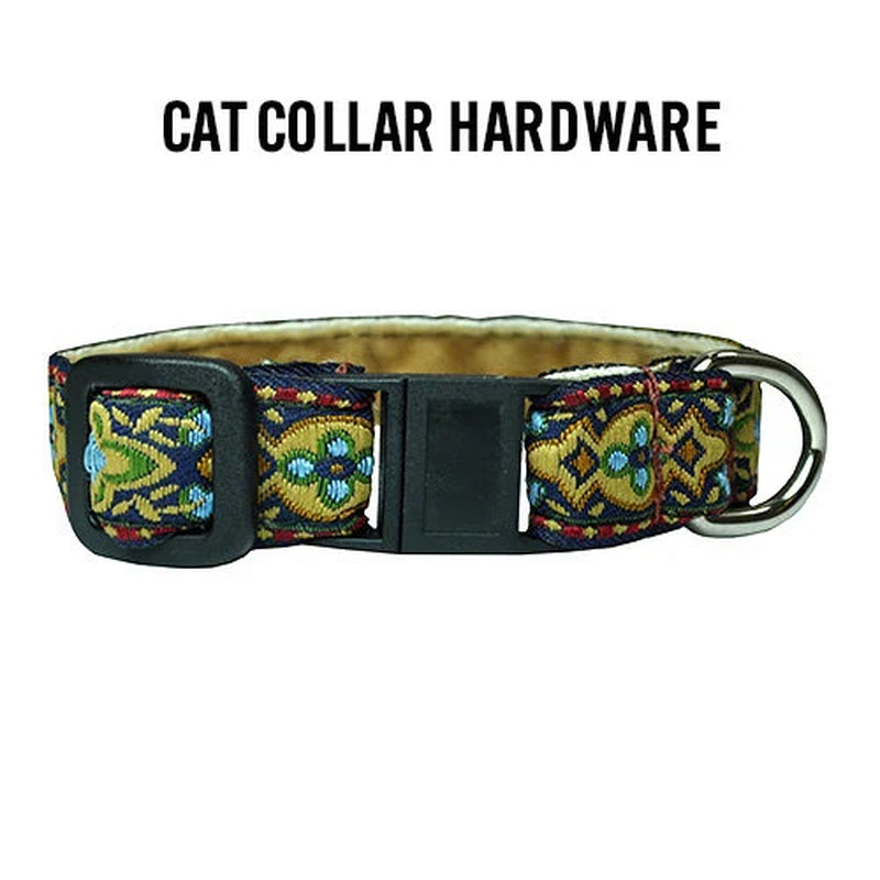 Pistachio Pink 5/8" Adjustable Handmade Cat Collar