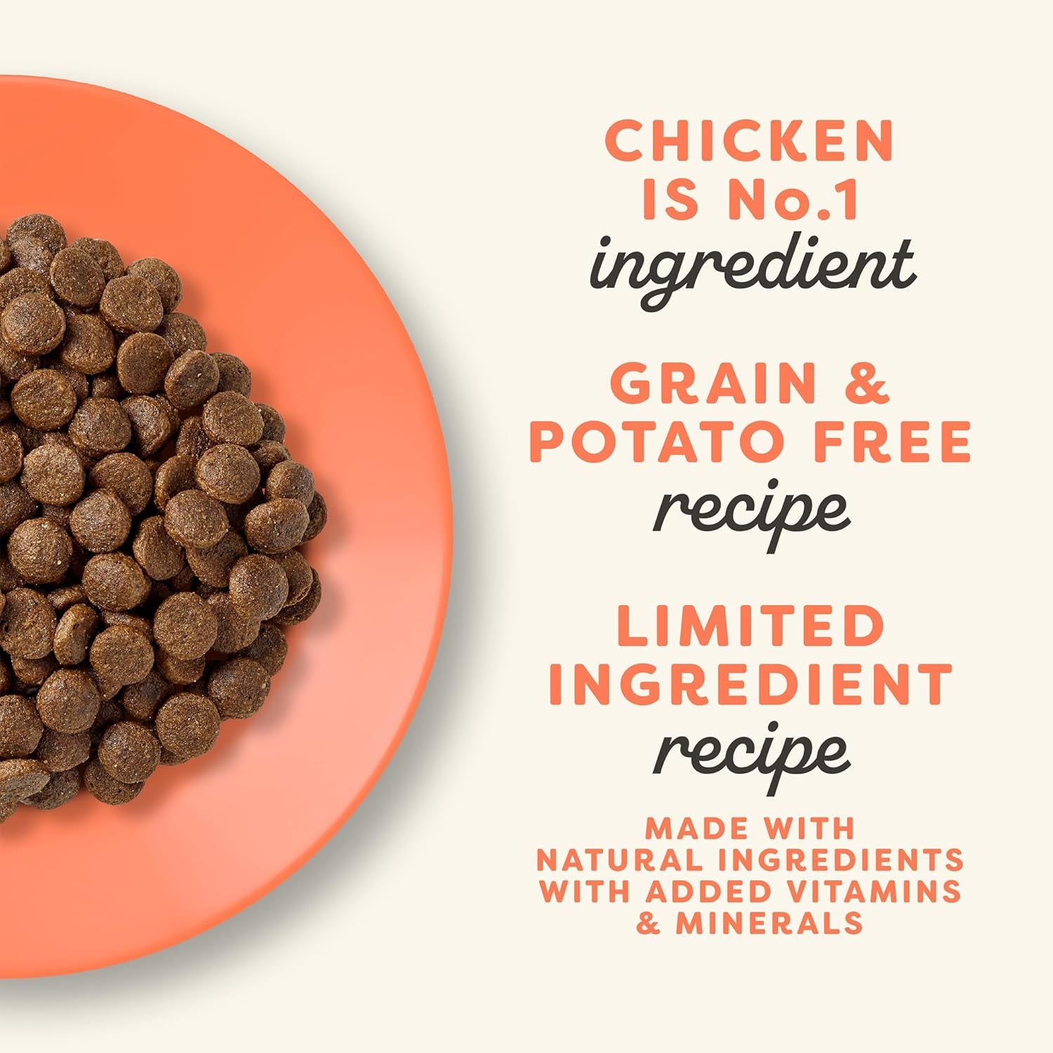 Complete Dry Cat Food, Grain-Free, Limited Ingredient with Added Vitamins & Minerals, Protein, Supports Digestion, Chicken & Salmon (11 Pound Bag)