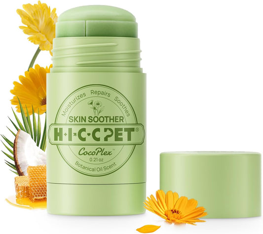 Skin Balm for Dogs & Cats - Soothes Itching and Irritation Skin & Prevents Infection, All-Natural Dog Moisturizer for Dry Itchy Skin, Lick-Safe Allergy & Hot Spot Treatment - 0.21Oz