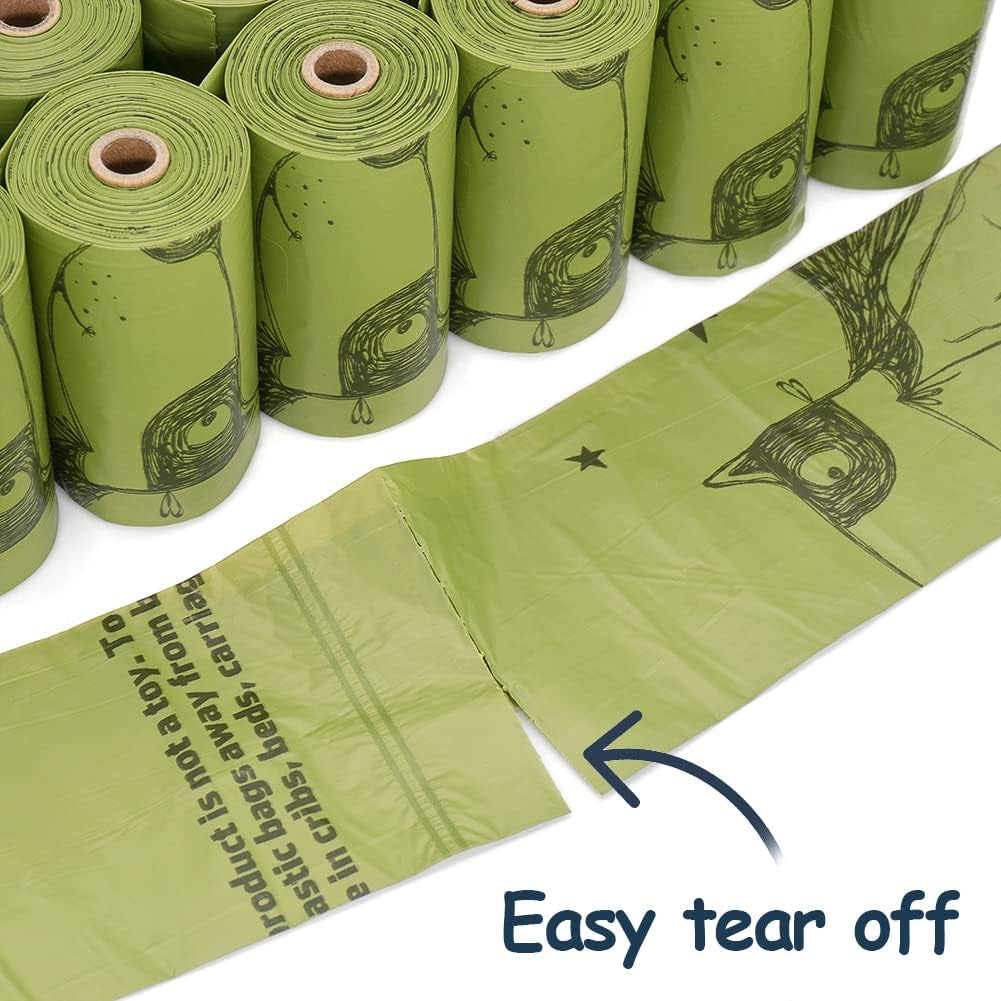Biodegradable Dog Poop Bags (360) – Extra Large, Leak-Proof, Tear-Resistant with Dispenser – Eco-Friendly Scented & Unscented Options for Small to Large Dogs