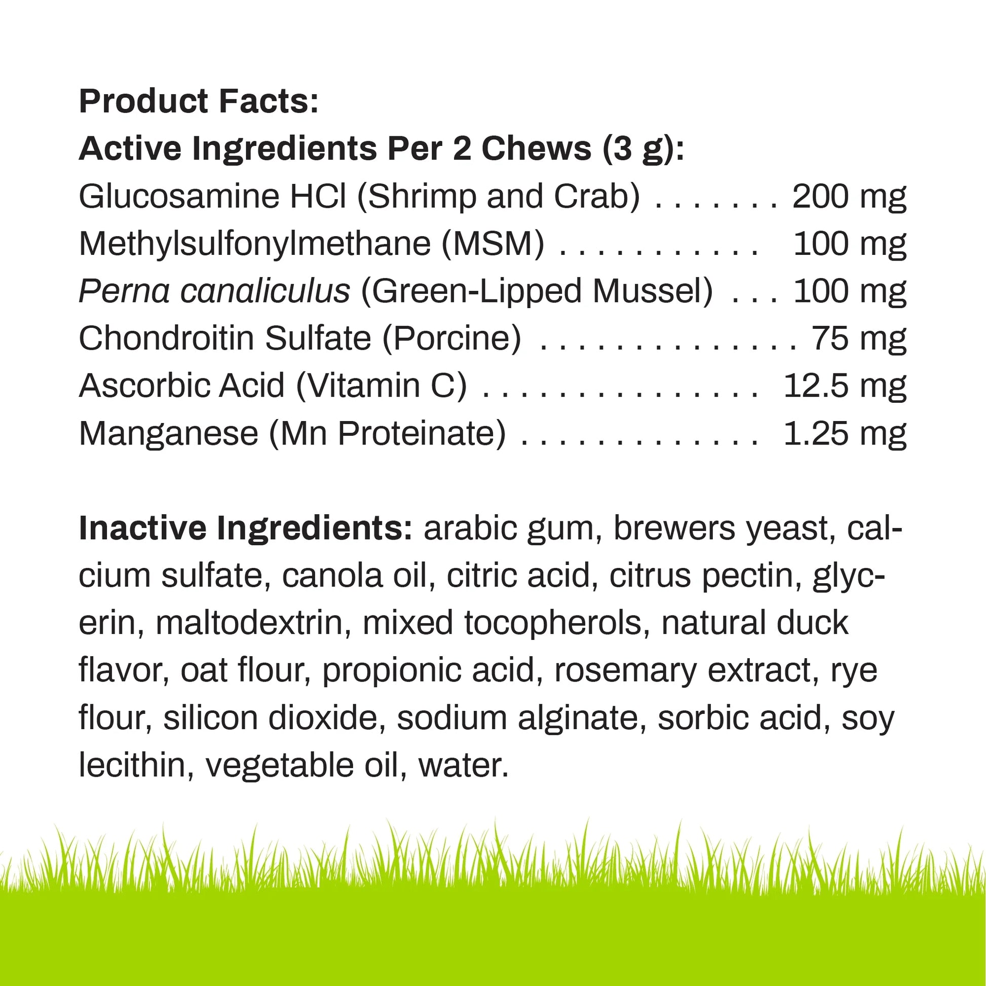 Hip and Joint Care for Dogs and Cats, Duck Flavor, 160 Chews