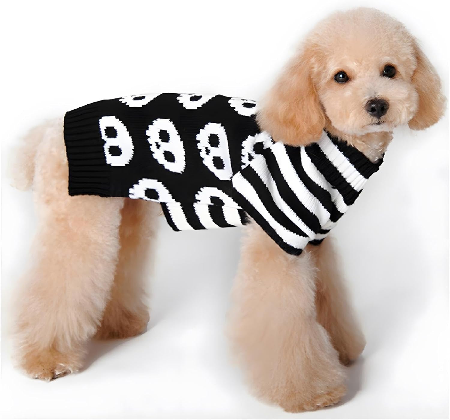 Pet Sweaters Skeleton - Little Puppy (Small) Black