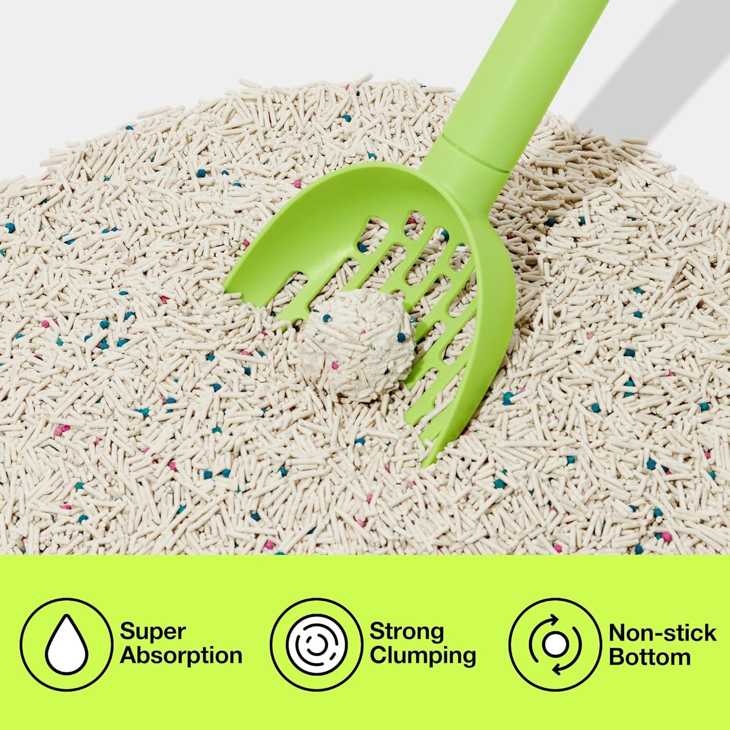 Tofu Cat Litter - Strong Clumping, Dust Free, Low Tracking, Flushable, Water Absorbent - Cactus (5.5Lb X 1Bag)
