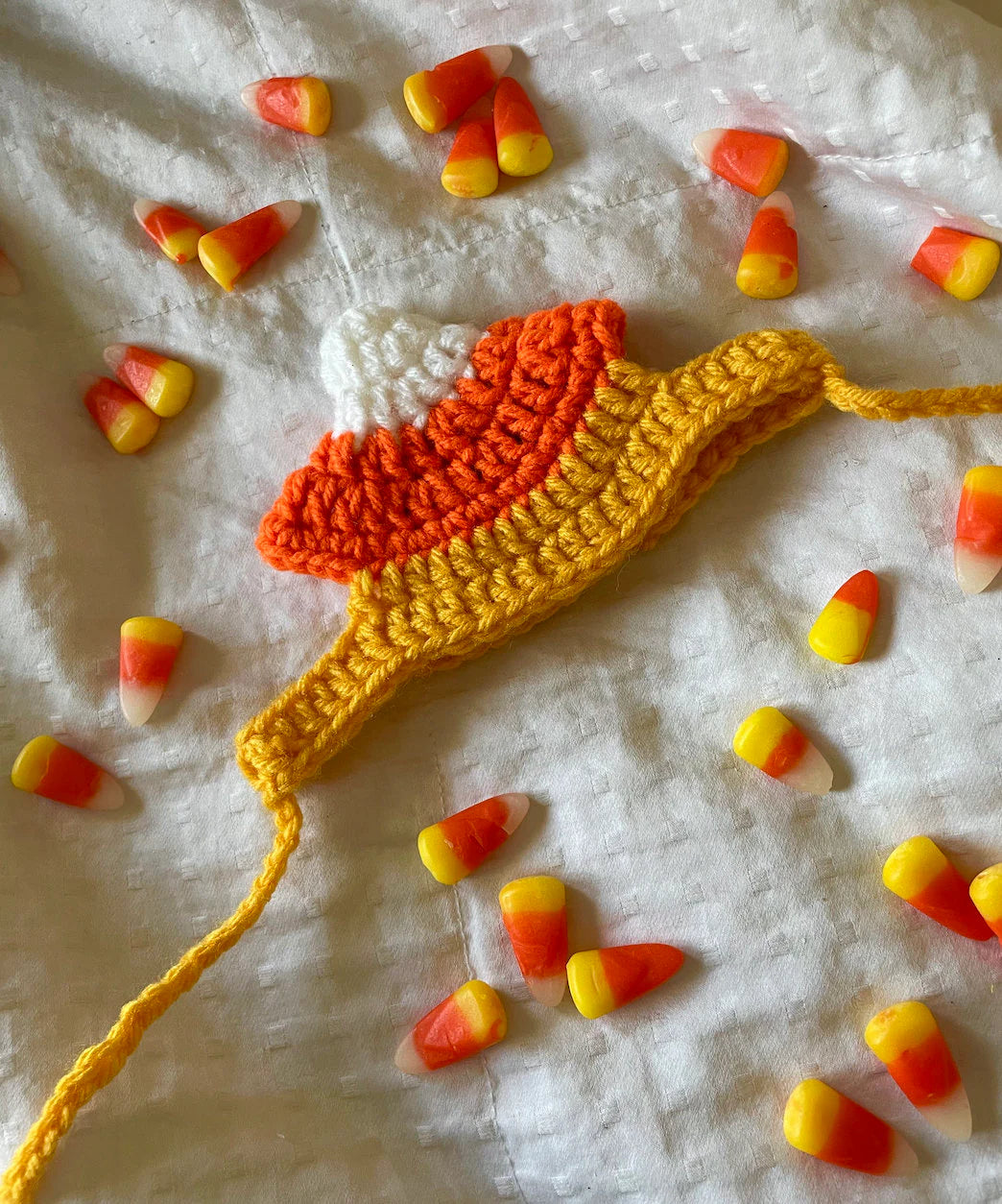 Cat Candy Corn Hat - Available for All Pets - Dog / Cat / Pet Hat