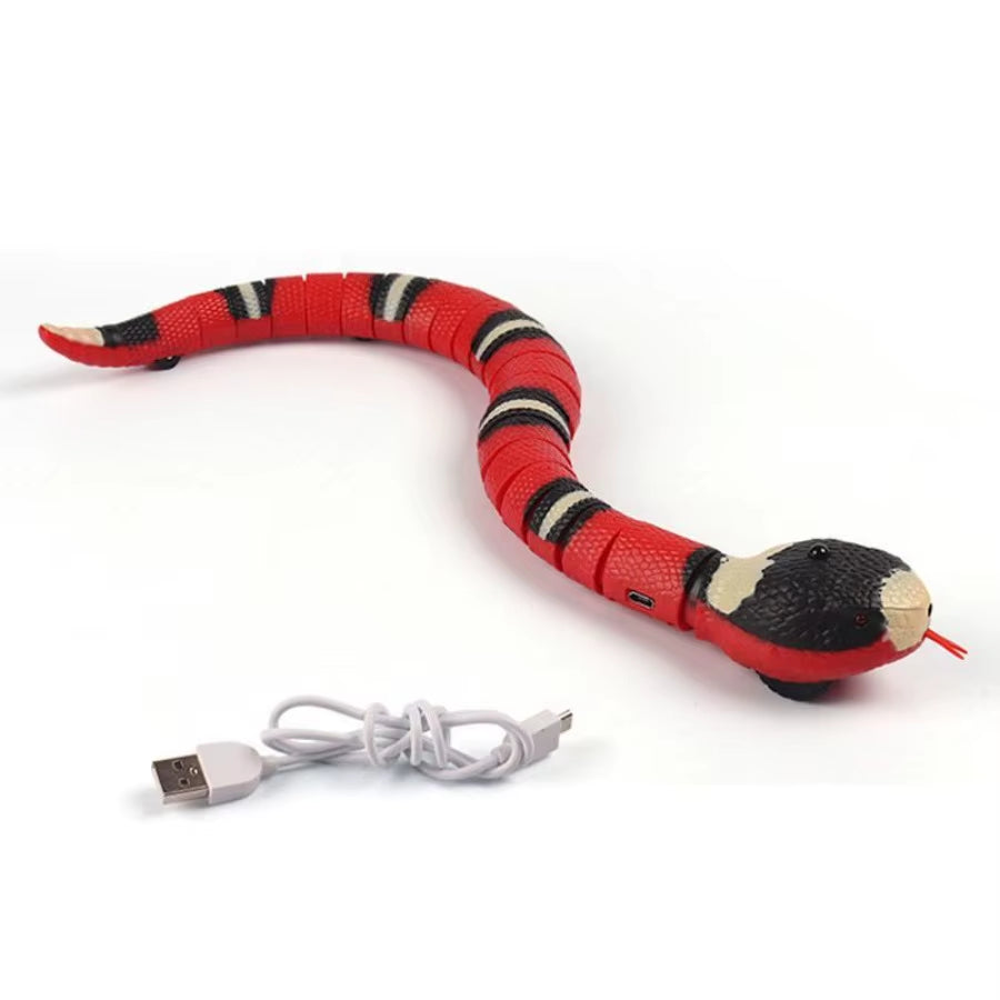 Smart Sensing Interactive Cat Toys for Indoor Cats; Automatic Obstacle Avoidance; Automatic Electronic Snake Cat Teaser Toys