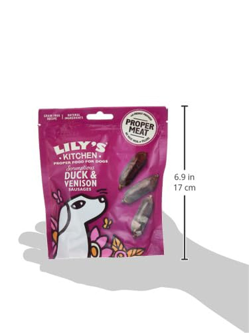 Duck & Venison Sausages for Dogs, 70 GR
