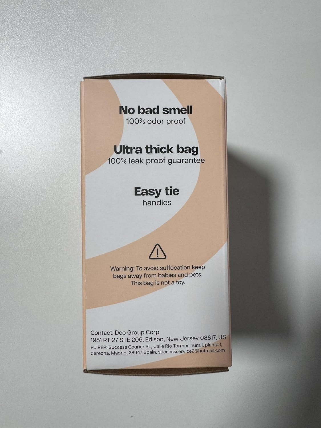 Dog Poop Bags with Handles 9 Rolls 108 Counts Big Sizes Leak Proof and Extra Thick Waste Bags Refill Rolls for Walking Small Medium Large Dogs Cats Litter with Holder Peach Scented