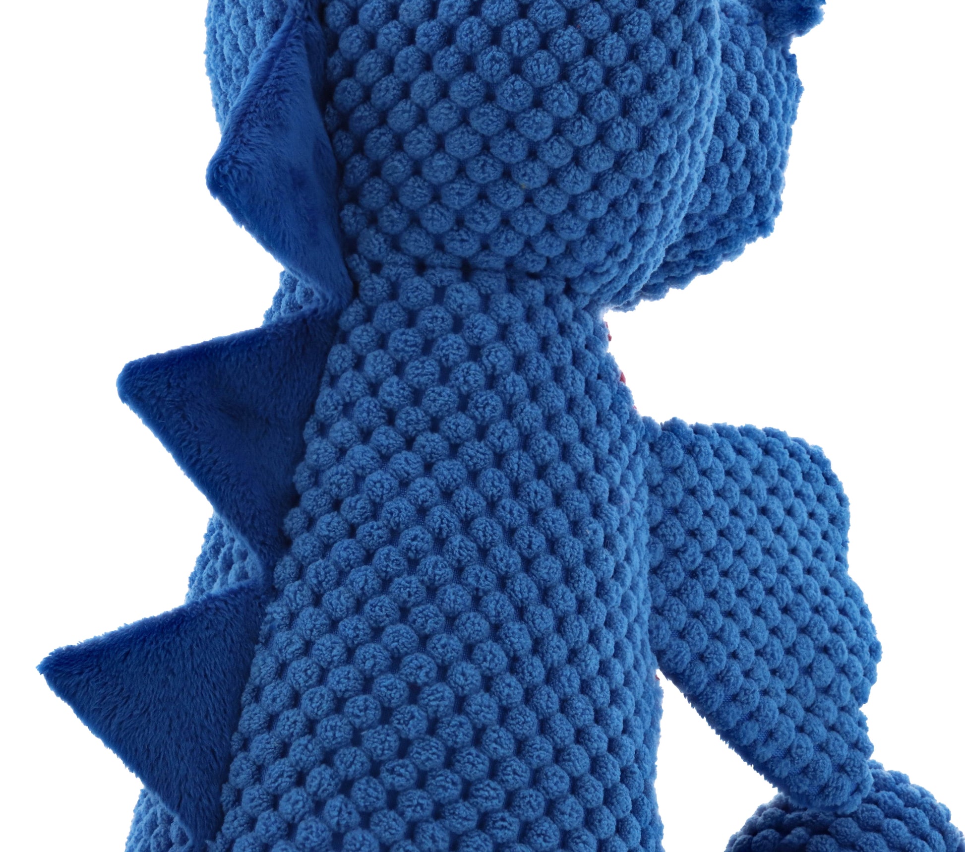 Jurassic Cord Crew Sit T-Rex Dog Toy – Large Blue Dinosaur Plush, Durable Squeaky Chew Toy for Dogs 🦖🐶