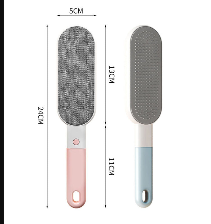 Double-Sided Clothing Pet Dust Hair Removal Brush