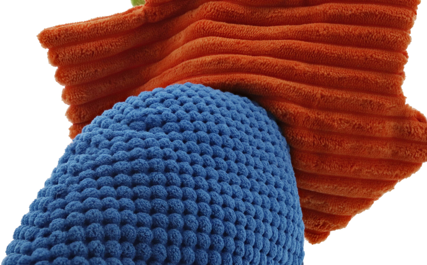 Jurassic Cord Crew Triceratops Dog Toy – Durable Plush Squeaky Chew Toy for Small Dogs, Tug-of-War & Playtime Fun