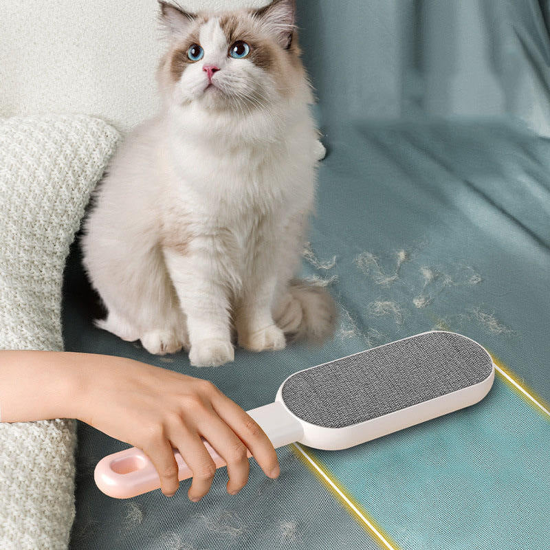 Double-Sided Clothing Pet Dust Hair Removal Brush