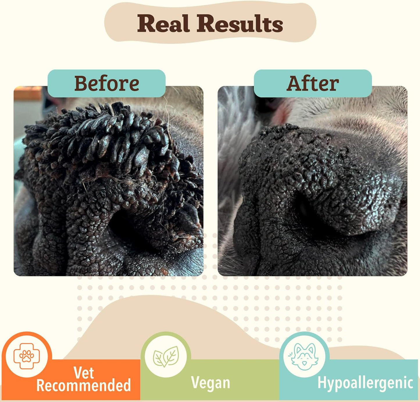 Snout Soother, Dog Nose Balm, Wax & Cream for Dry, Cracked Noses, Heals & Moisturizes with Shea Butter & Coconut Oil, Lick-Safe Nose Butter, Made in USA, 2 Oz. Stick