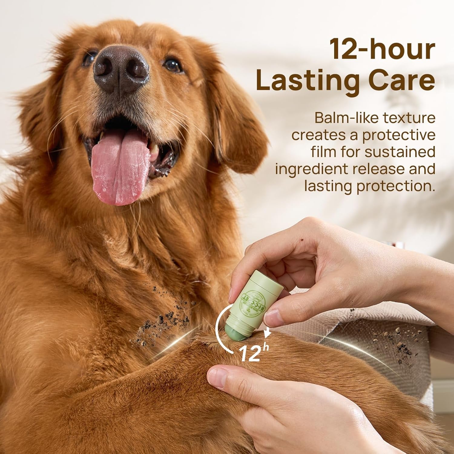 Skin Balm for Dogs & Cats - Soothes Itching and Irritation Skin & Prevents Infection, All-Natural Dog Moisturizer for Dry Itchy Skin, Lick-Safe Allergy & Hot Spot Treatment - 0.21Oz