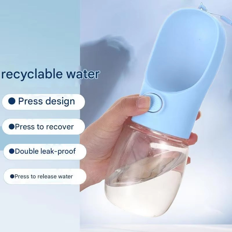 Portable Leakproof Dog Water Bottle with Spout - Durable Hydration Dispenser for Hiking, Travel & Outdoor Adventures - Ideal For