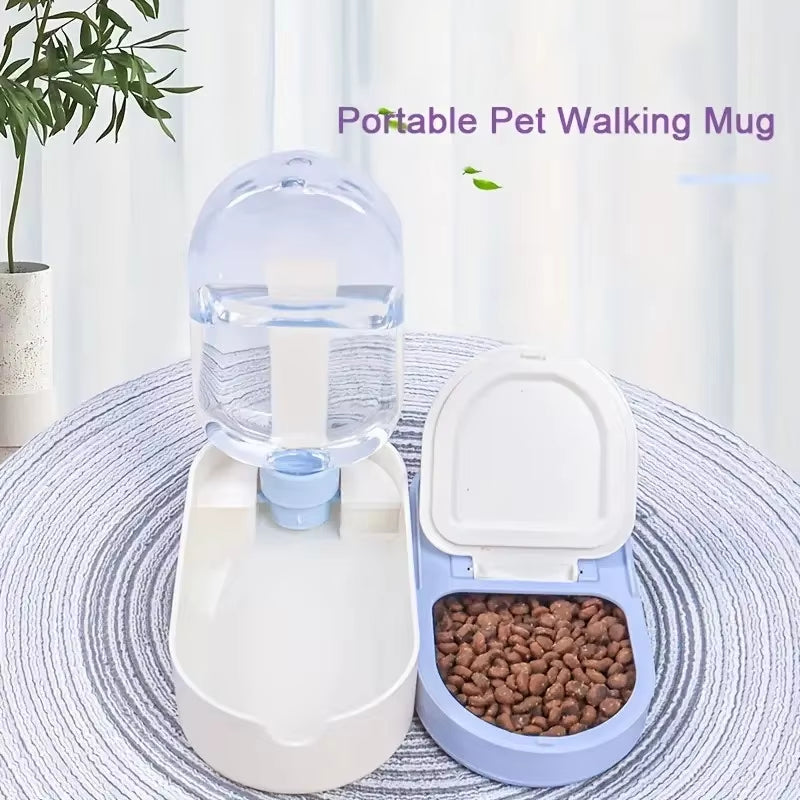 Bpa-Free Leakproof Collapsible Pet Water & Food Bottle for Dogs & Cats, Portable Travel Design for Hiking, Camping, Walking & Ou