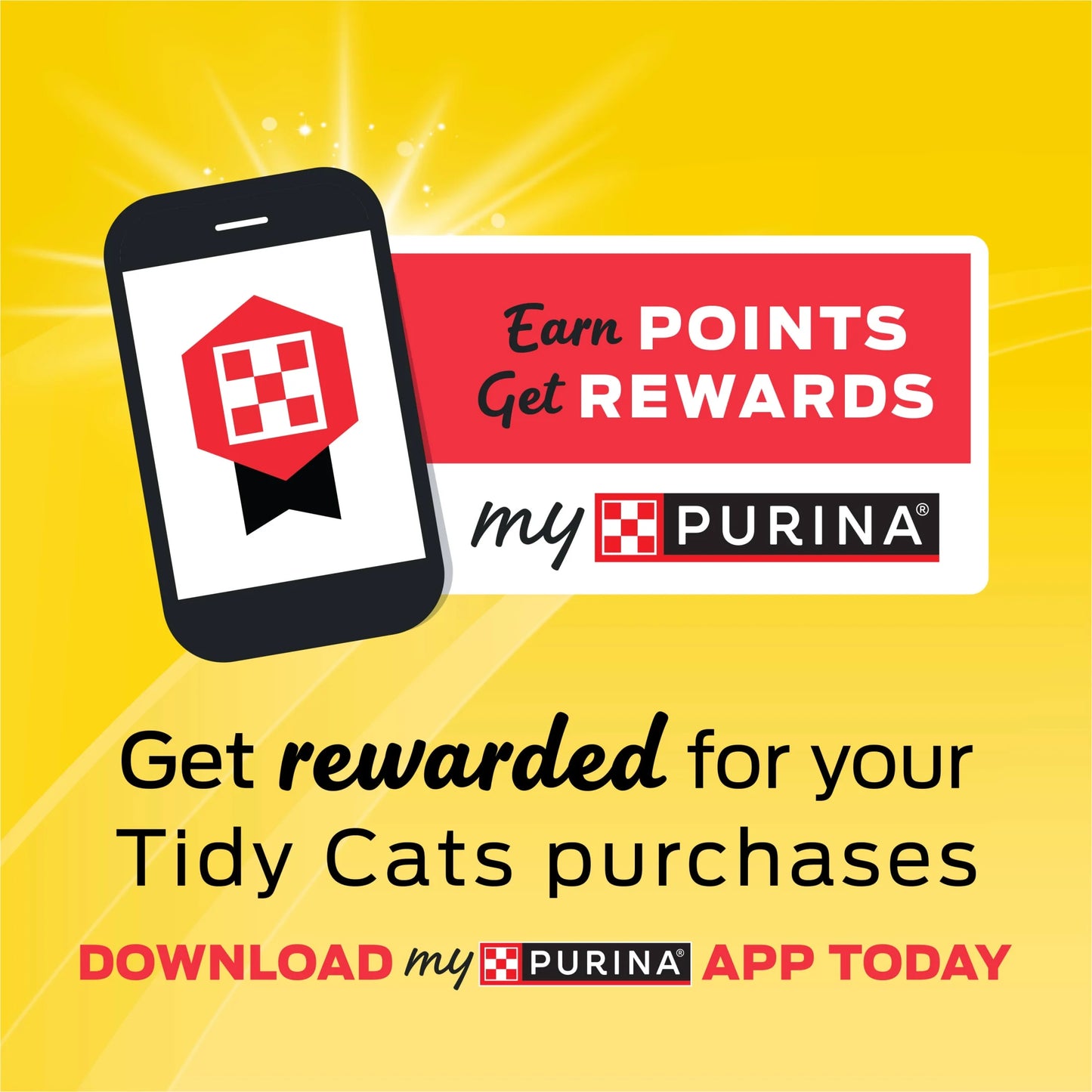Purina  Tidy Feet Clumping Cat Litter, Low Dust, 24/7 Odor Control, 20 Lb. Jug