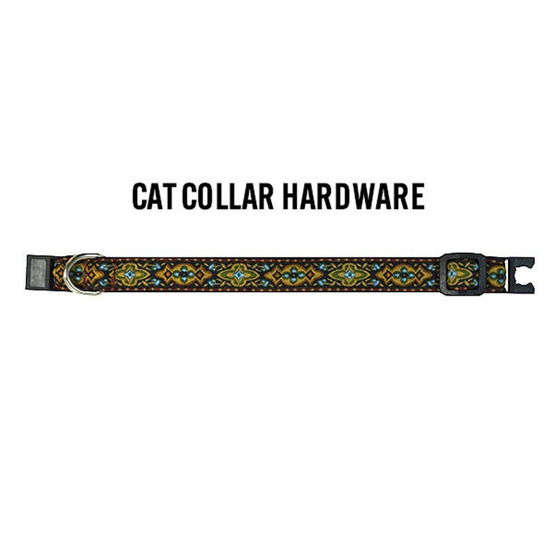 Pistachio Pink 5/8" Adjustable Handmade Cat Collar