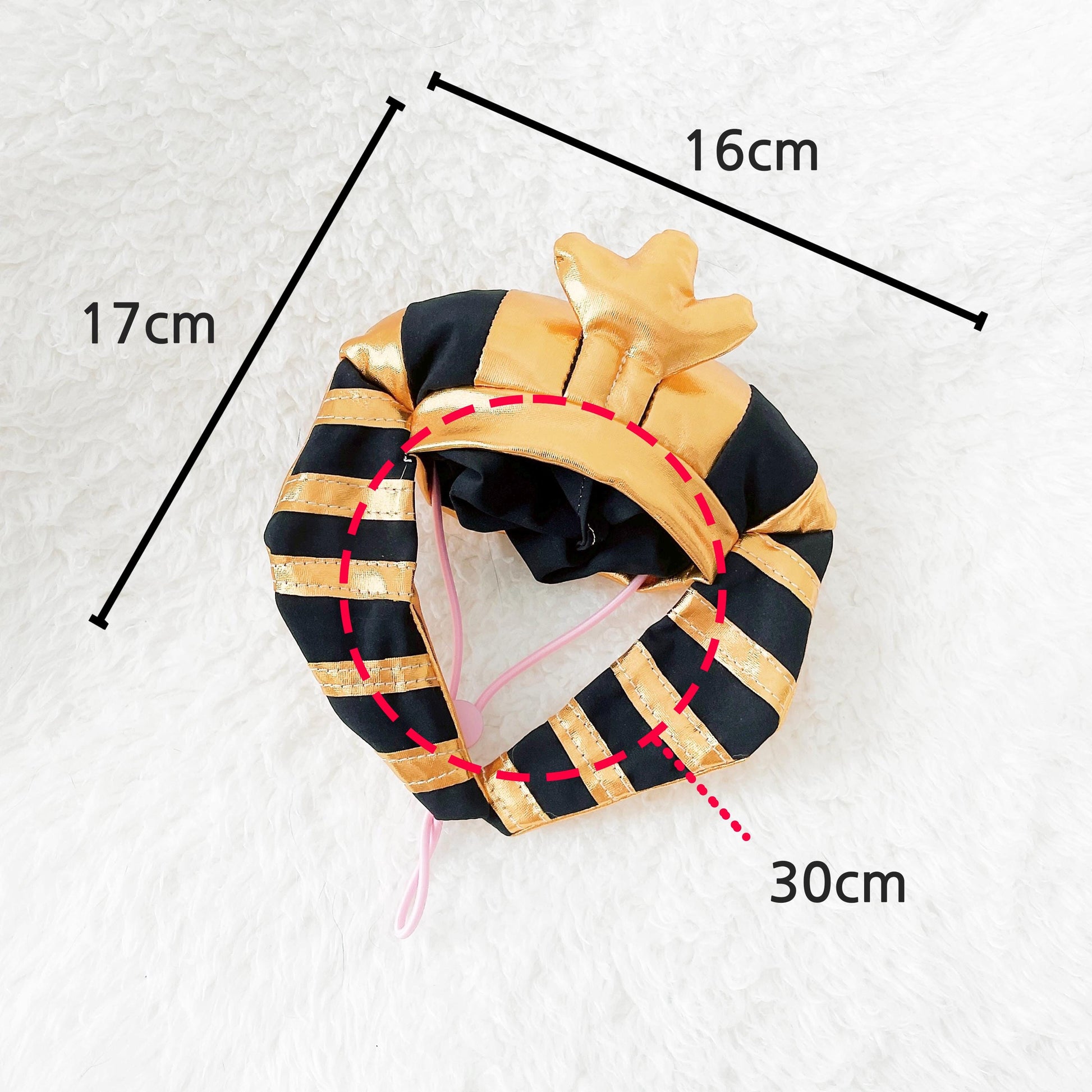 Egyptian King'S Headdress Pharaoh'S Crown Hat for Cat Dog Funny Halloween Costume Photoshoot Birthday Gifts for Pet Tiktok